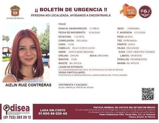 Ficha de búsqueda de Aizlin