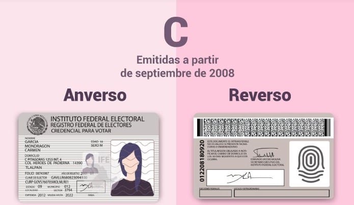 Credencial de elector/INE