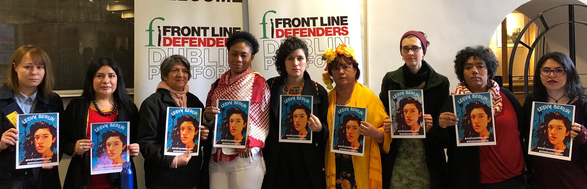 Comunidad internacional justicia para Lesvy.