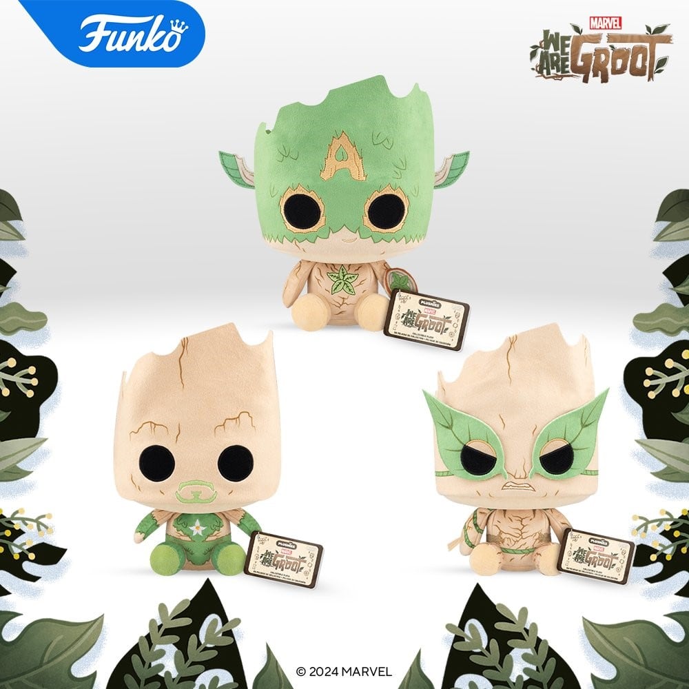 Funko Pop! de Groot vestido como Los Vengadores