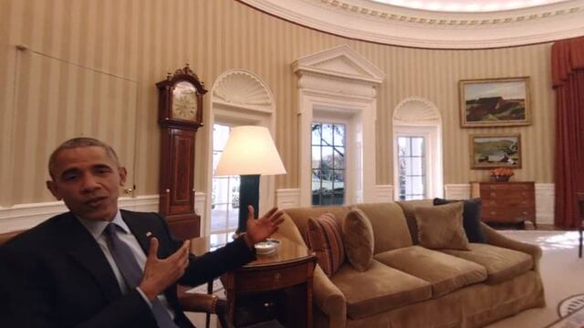 Barack Obama en 'The People’s House'.