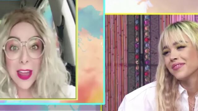 Reencuentro virtual entre Violeta Isfel y Danna Paola