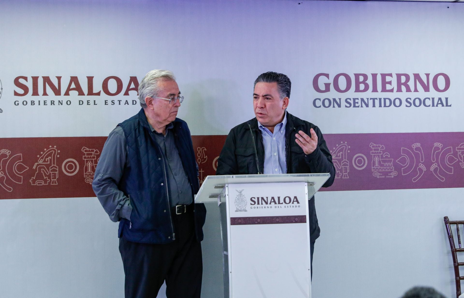 Enrique Inzunza y Rubén Rocha Moya