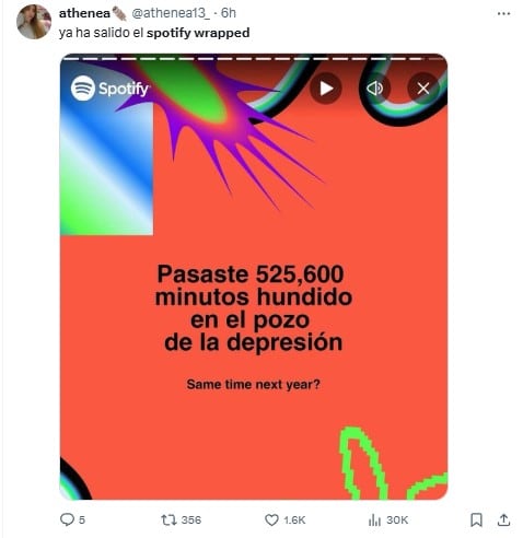 Memes del Spotify Wrapped 2024