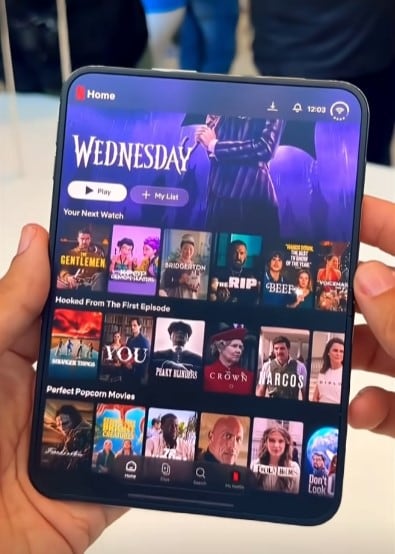 Netflix y Apple rediseñan la app para aprovechar el iPhone Duo