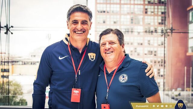 Míchel Gonzalez y Miguel Herrera
