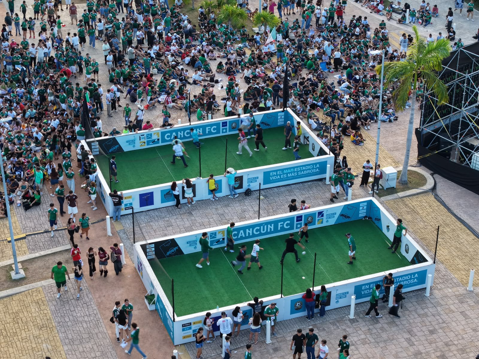 Cancún Fut Fest reúne a más de 58 mil asistentes durante el Mundial 2026.