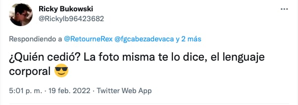 tuit de burla al gobernador de Tamaulipas, Francisco Cabeza de Vaca