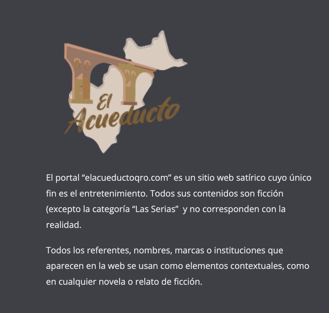 Sitio web aclara que sus notas son falsas