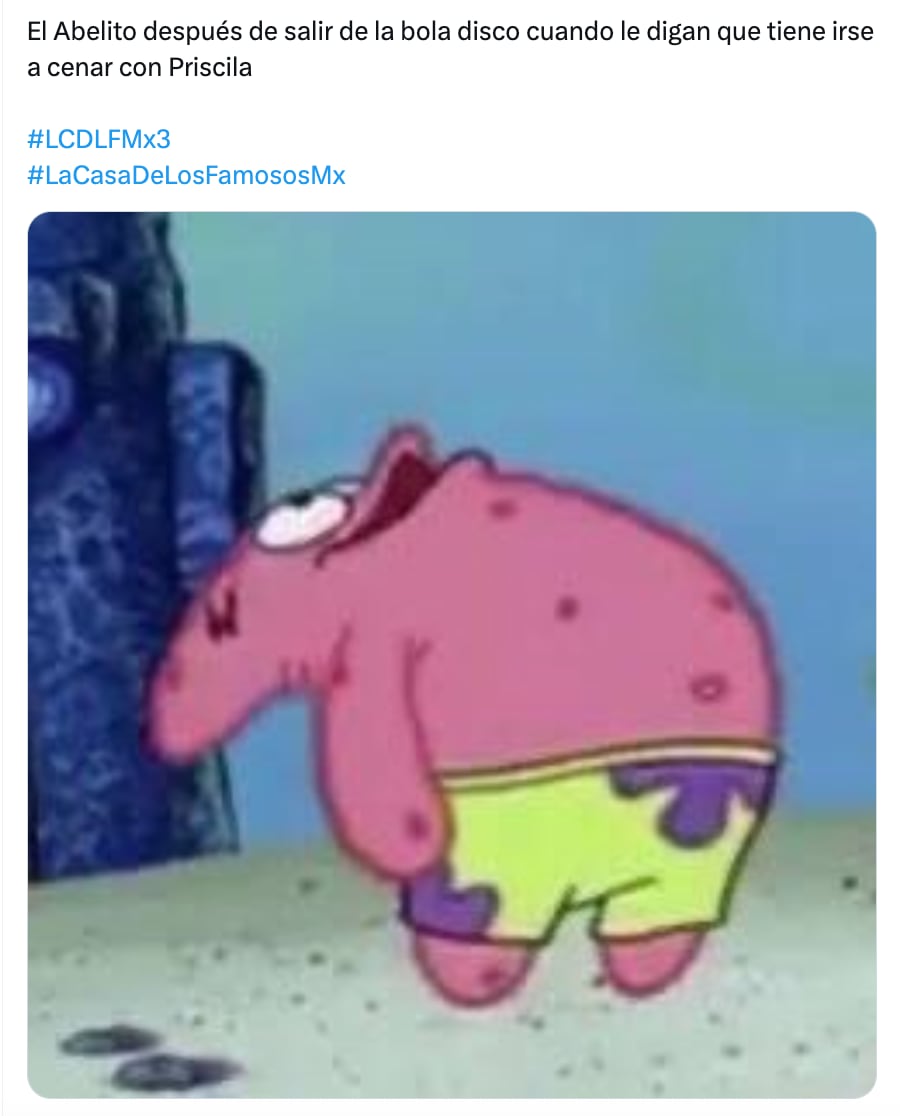 Meme de El Abelito en La Casa de los Famosos México 2025