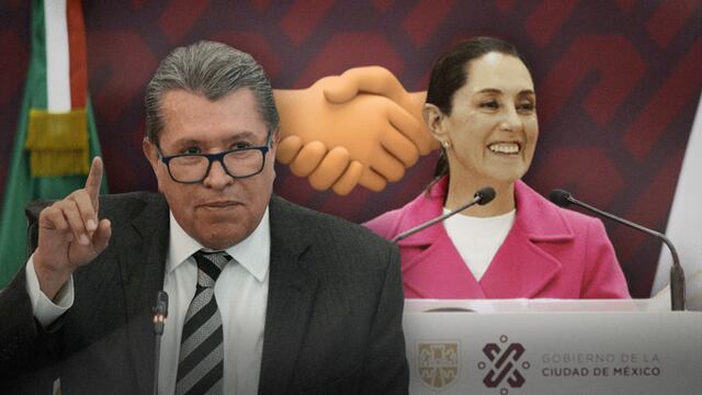 Ricardo Monreal y Claudia Sheinbaum