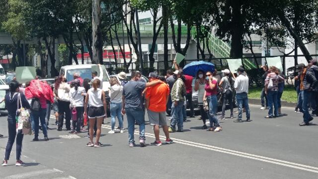 Van más de 3 horas dela manifestación en Marina Nacional y Bahía San Hipólito