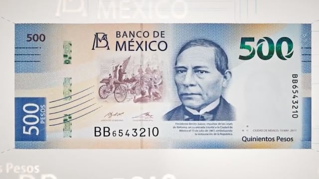 Este es el nuevo billete de 500 pesos