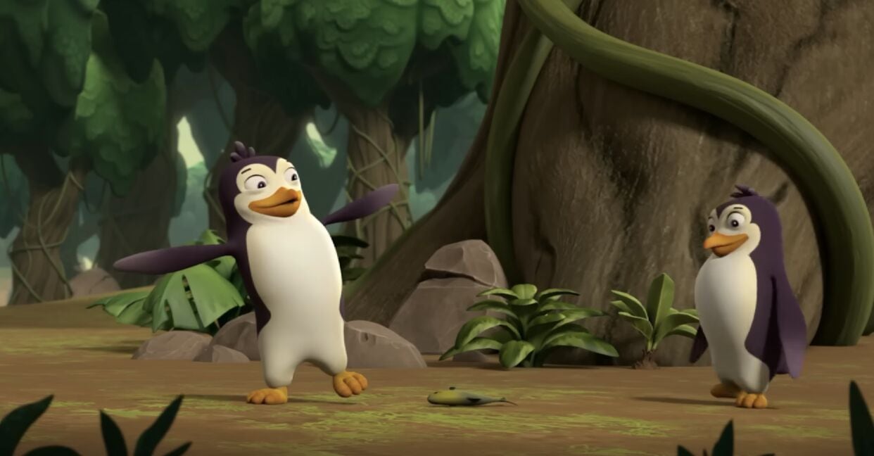 Paw Patrol rescata pingüinos en la selva