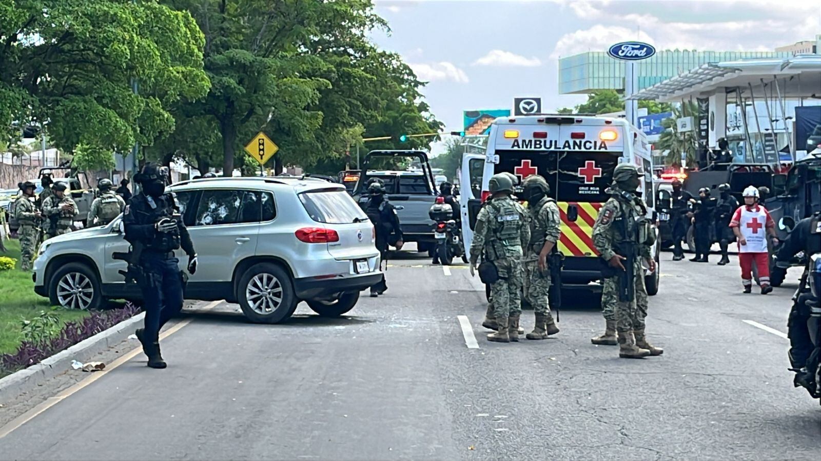 Violencia en Culiacán, Sinaloa, hoy 15 de julio en bulevar Pedro Infante