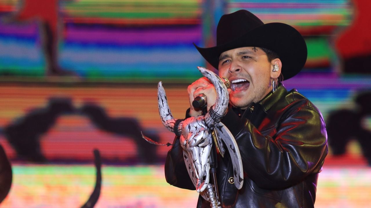 Christian Nodal aparece con integrantes de Banda MS