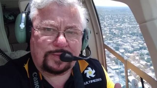 Joel Sampayo, 'el reportero del aire'