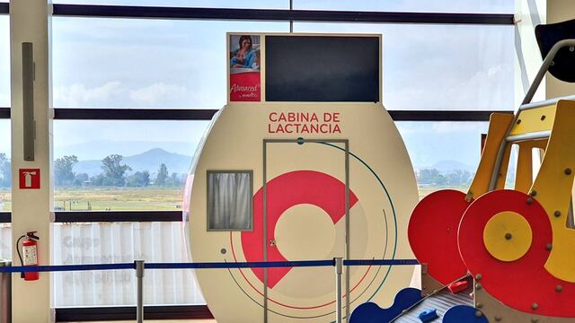 Cabina de lactancia en el Aeropuerto de Guadalajara
