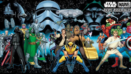 “Hope Assembles”: así será el primer crossover de Marvel y Star Wars
