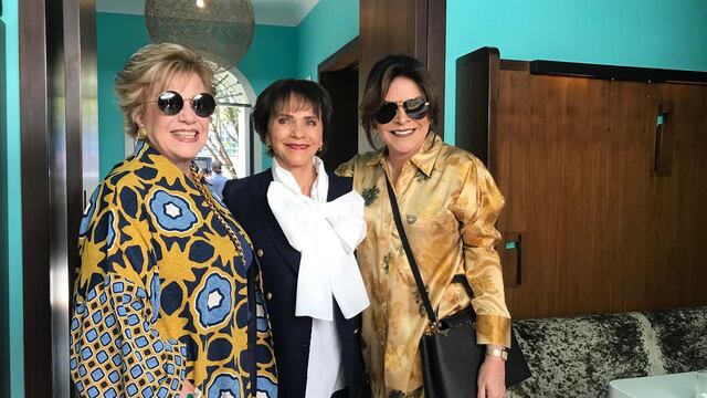 Maxine Woodside, Pati Chapoy y Mara Patricia Castañeda