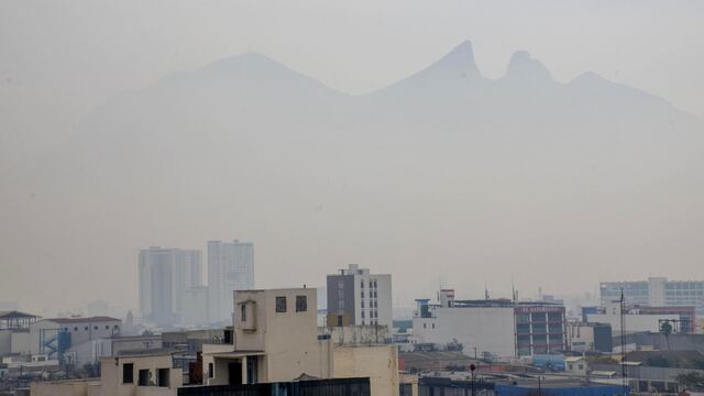 Mala calidad en el aire prevalece en la ciudad de Monterrey y su área metropolitana