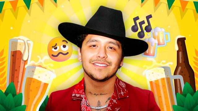 Christian Nodal revela con qué cantantes se pone sus borracheras