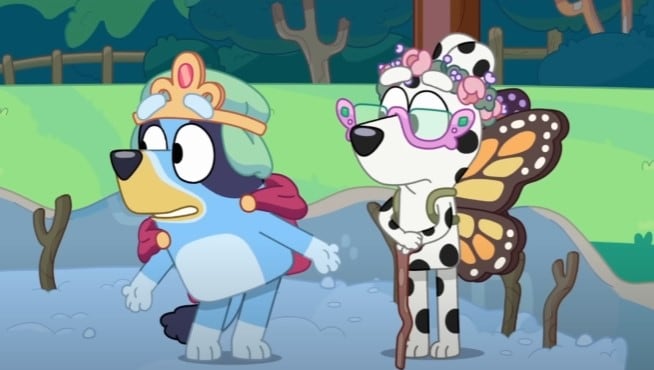 Bluey hora del recreo