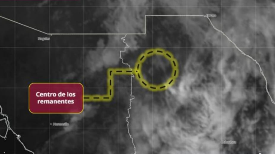 Huracán Polo se degrada: Conagua confirma que ahora es una baja presión remanente