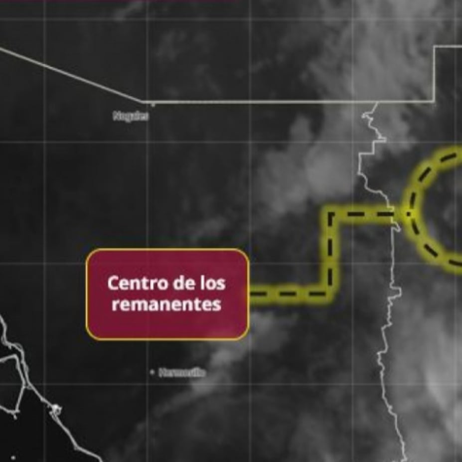 Huracán Polo se degrada: Conagua confirma que ahora es una baja presión remanente