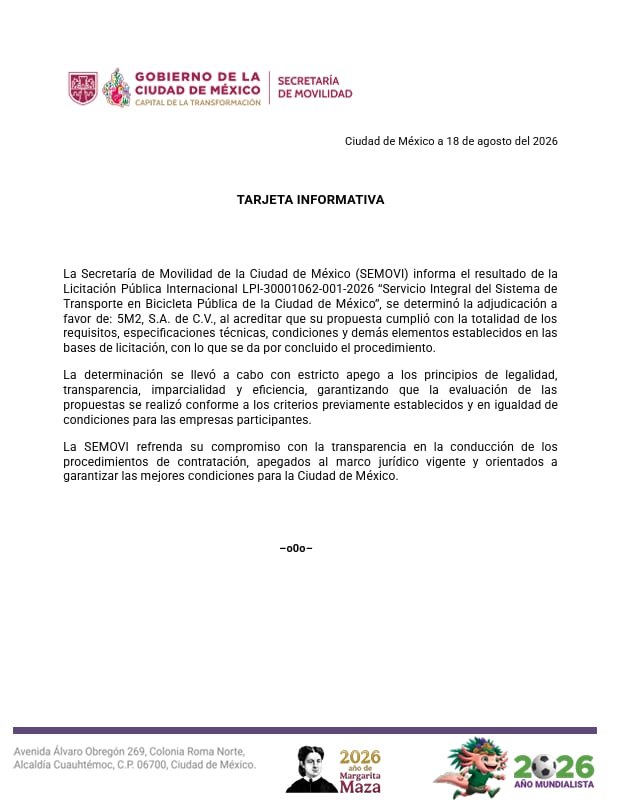 Ecobici ampliará su servicio a Iztapalapa, Iztacalco y Tlalpan