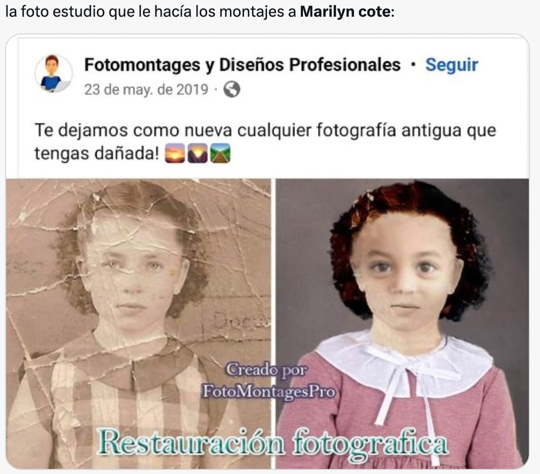 La falsa vida de Marylin Cote inspira memes
