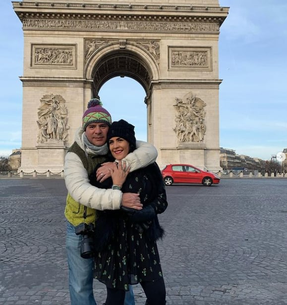 Sergio Verduzco junto a su esposa Betty