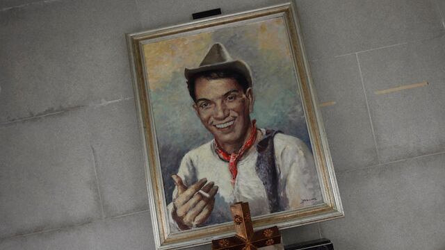 Pintura del cómico mexicano Cantinflas