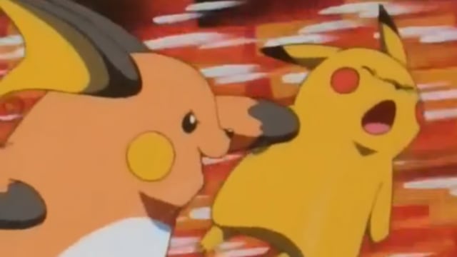 Pikachu contra Raichu