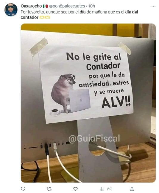 Memes por el día del Contador