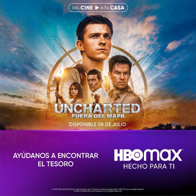 Uncharted con Tom Holland se estrenará en HBO Max