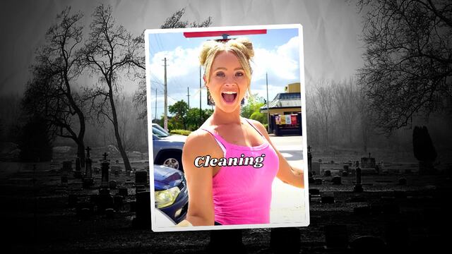 Tiktoker limpia tumbas sucias y en TikTok piensan que algo puede pasarle