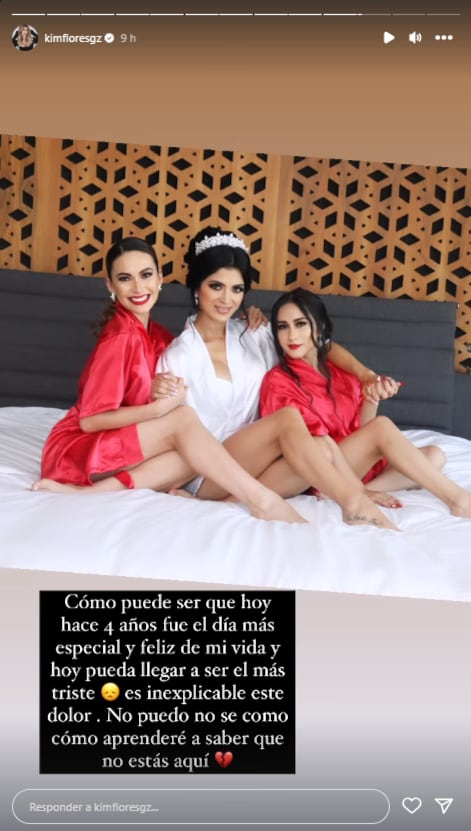 Kimberly Flores comparte estar destrozada por la muerte de su sobrina Yuriby Gómez.