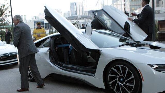 Raúl Salinas y su BMW