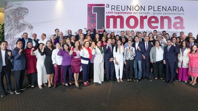Claudia Sheinbaum en la 1ra Reunión Plenaria de Morena