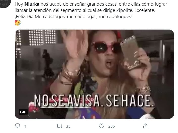 Tuit sobre el topless de Niurka