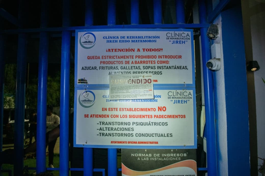 Suspenden Centro de Rehabilitación Jireh por incumplimientos sanitarios.