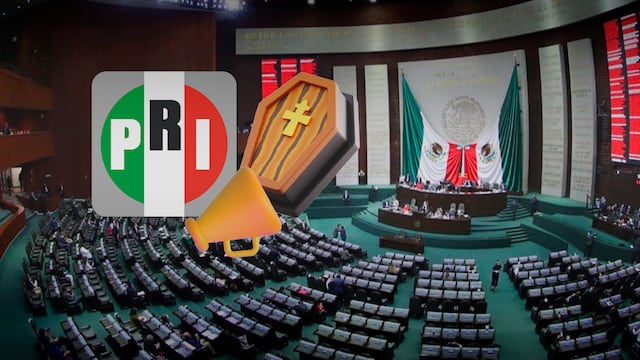 PRI anticipa protesta en Diputados: lleva 40 megáfonos y un féretro
