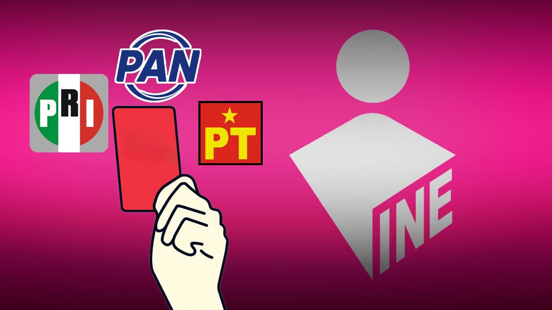 INE denuncia irregularidades en reportes de PRI, PAN y PT