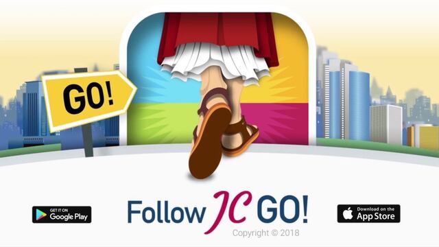 La aplicación móvil Follow JC Go!