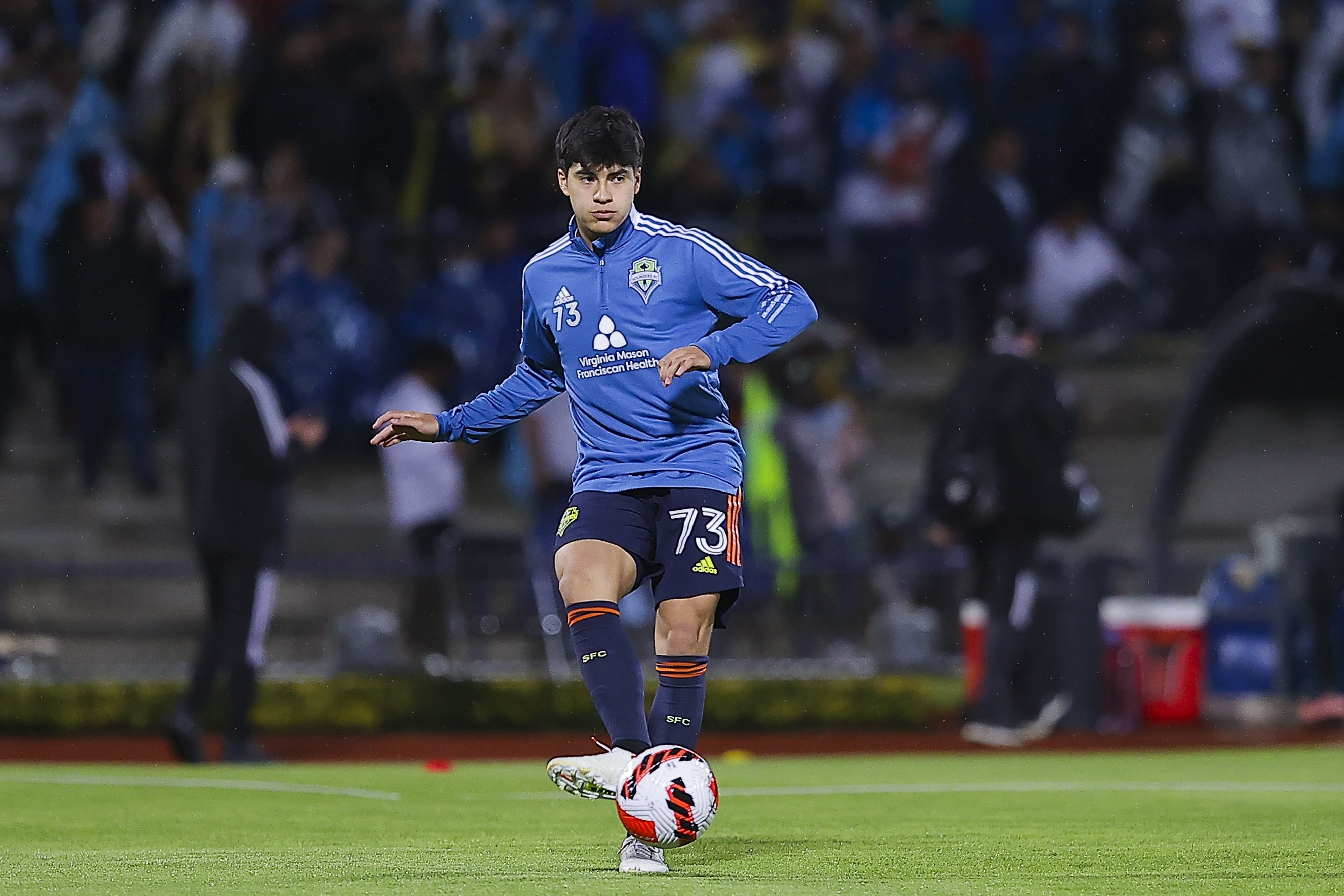 Obed Vargas con Seattle Sounders.