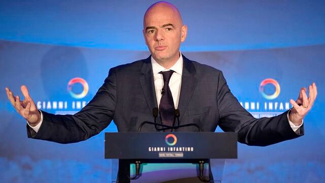 Gianni Infantino. Víctima del grito homofóbico.