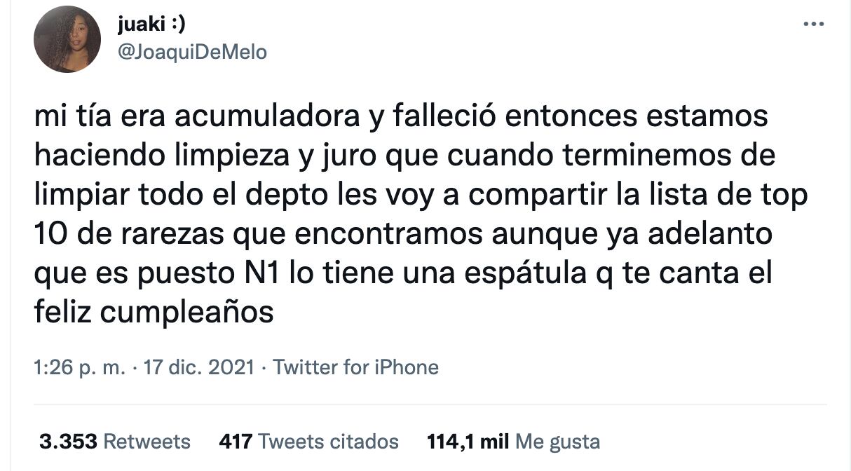 Usuaria comparte experiencia sobre su tía acumuladora y se hace viral