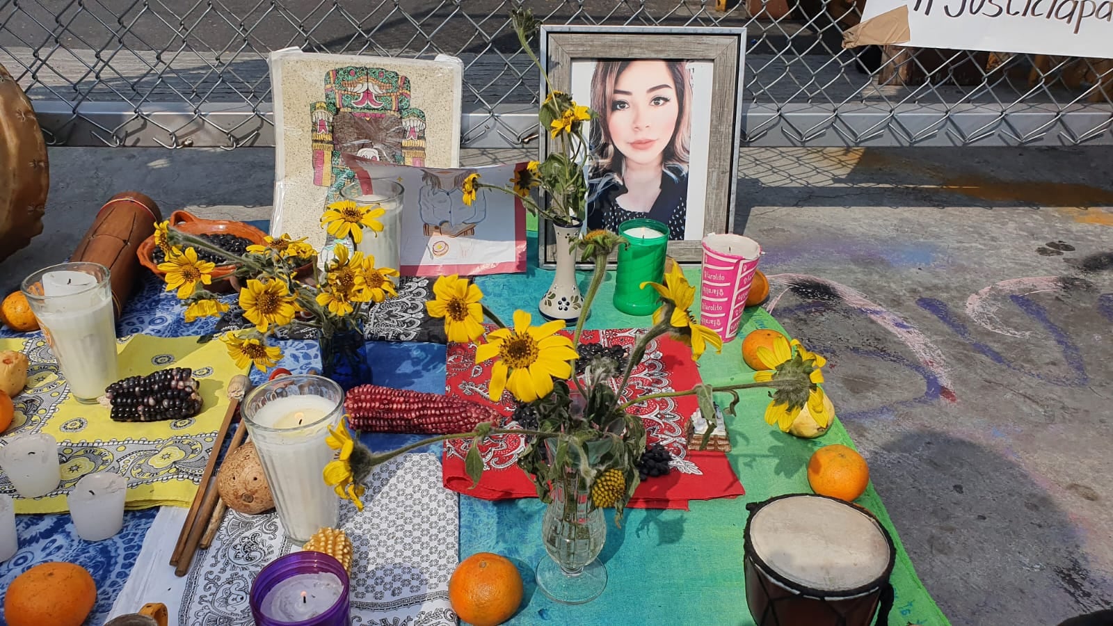 Feminicidio de Ingrid Escamilla. Protestas afuera de audiencia