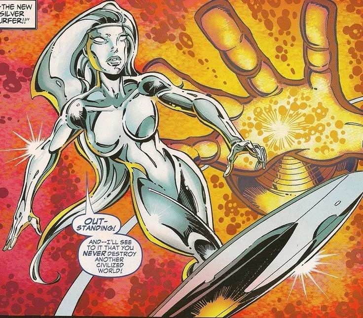 Shalla-Bal, la versión femenina de Silver Surfer